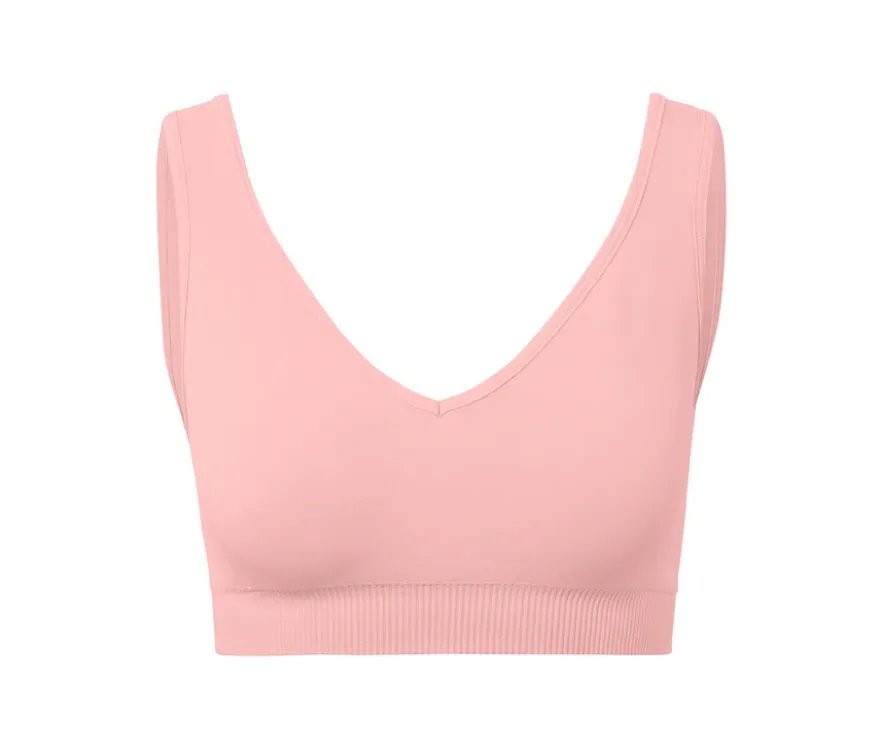 Seamless-Sport-Bustier, rosé