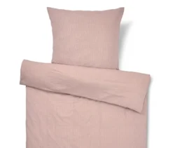 Seersucker-Bettwäsche, rosé, Übergröße