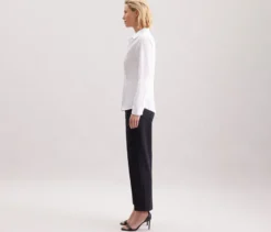 Seidensticker Bluse Slim Fit non iron, weiß