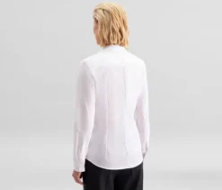 Seidensticker Bluse Slim Fit non iron, weiß
