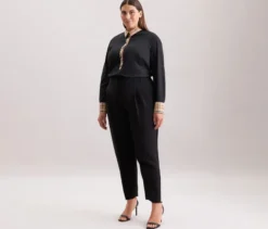 Seidensticker Popeline-Bluse mit Karodetail
