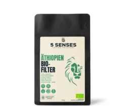 5 Senses - Bio Äthopien Filterkaffee - 250 g Ganze Bohne