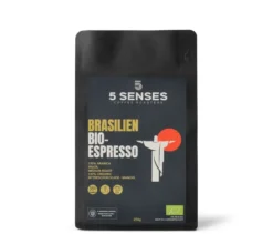 5 Senses - Brazil Bio-Espresso - 250 g Ganze Bohne
