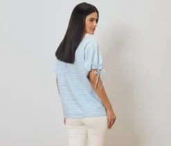 Shirt aus Leinenmix
