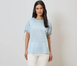 Shirt aus Leinenmix