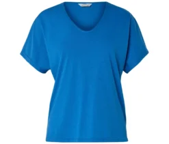 Shirt aus Leinenmix, blau
