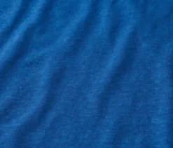 Shirt aus Leinenmix, kobaltblau