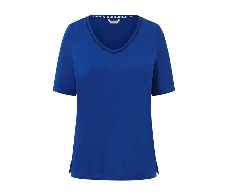 Shirt, kobaltblau
