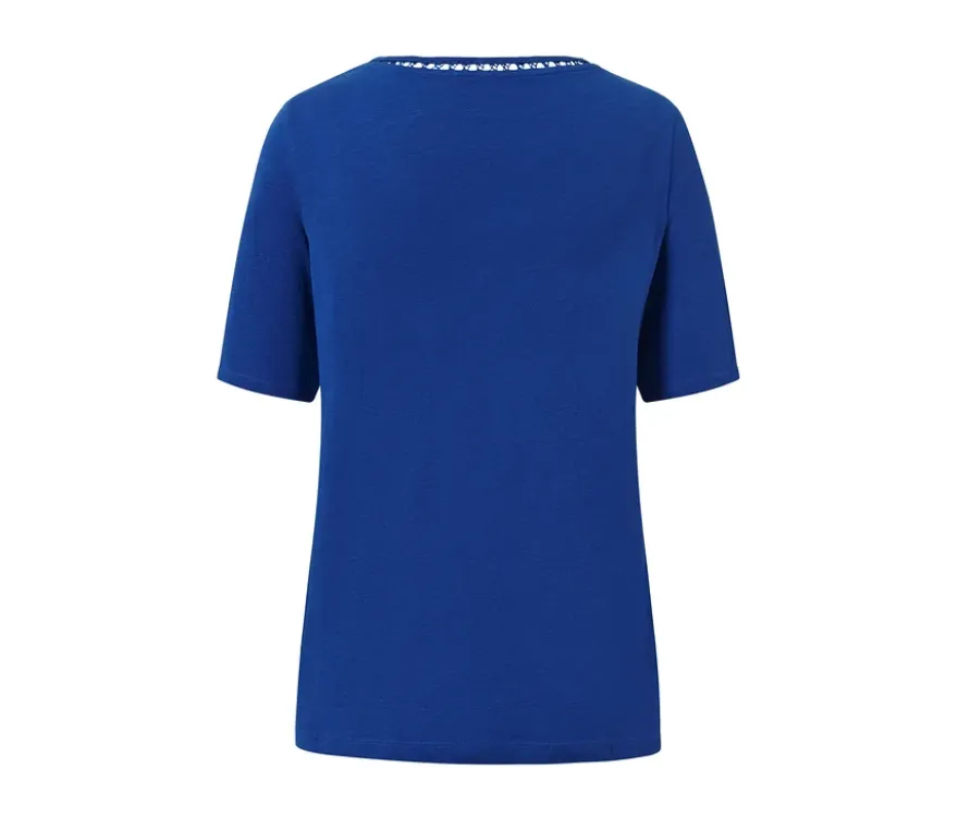 Shirt, kobaltblau