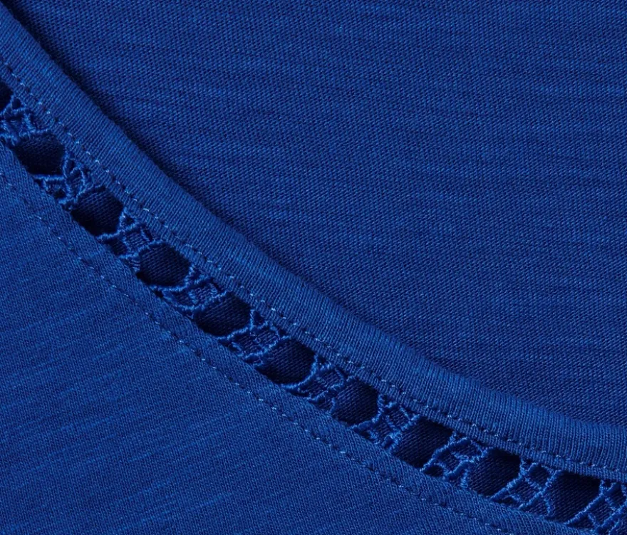 Shirt, kobaltblau