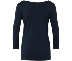 Shirt mit 3/4-Arm, dunkelblau