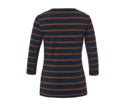 Shirt mit 3/4-Arm, gestreift