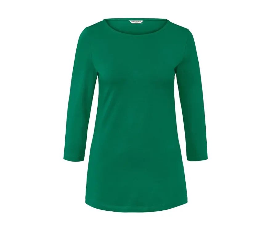 Shirt mit 3/4-Arm, grün