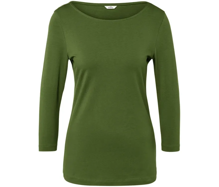 Shirt mit 3/4-Arm, Hellgrün