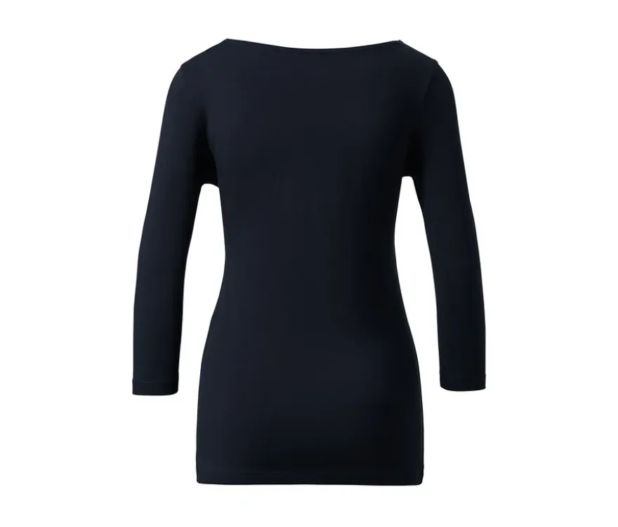 Shirt mit 3/4-Arm, navy