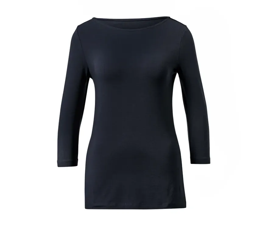 Shirt mit 3/4-Arm, navy