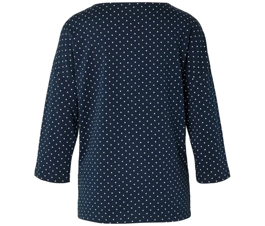 Shirt mit 3/4-Arm, Punkte
