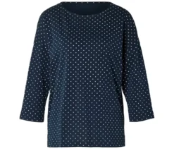 Shirt mit 3/4-Arm, Punkte