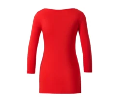 Shirt mit 3/4-Arm, rot