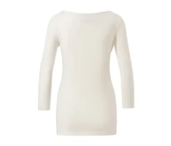 Shirt mit 3/4-Arm, weiß