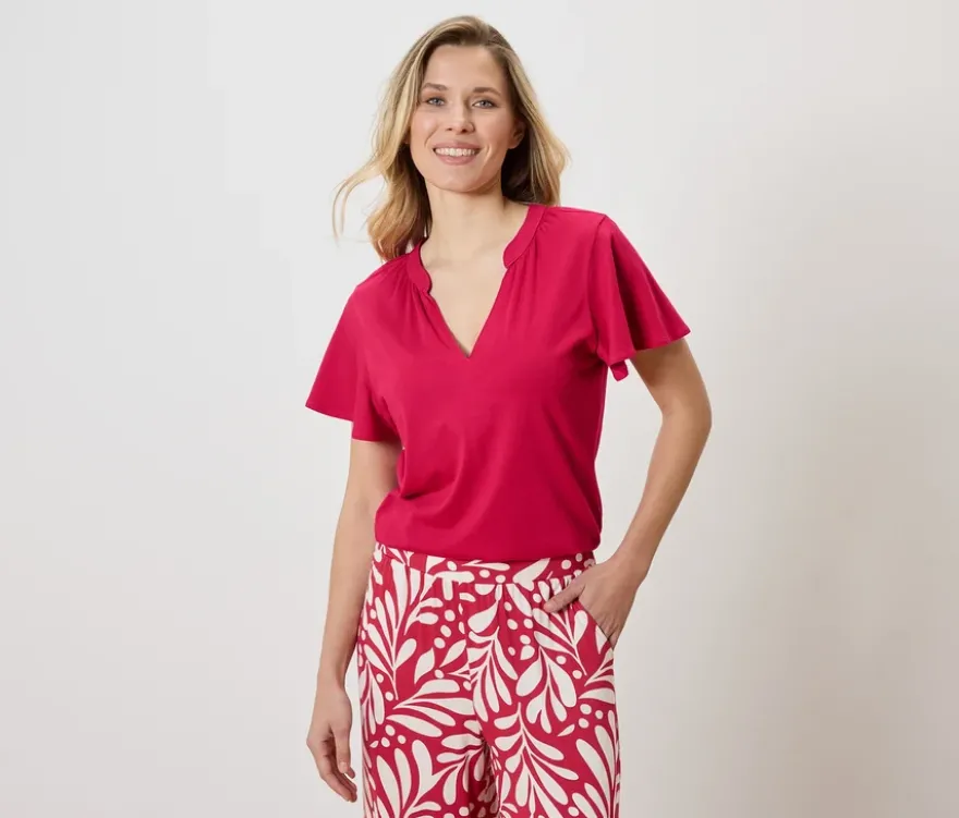 Shirt mit Flügelärmeln