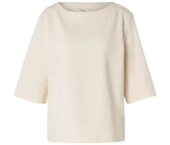 Shirt mit Struktur, creme