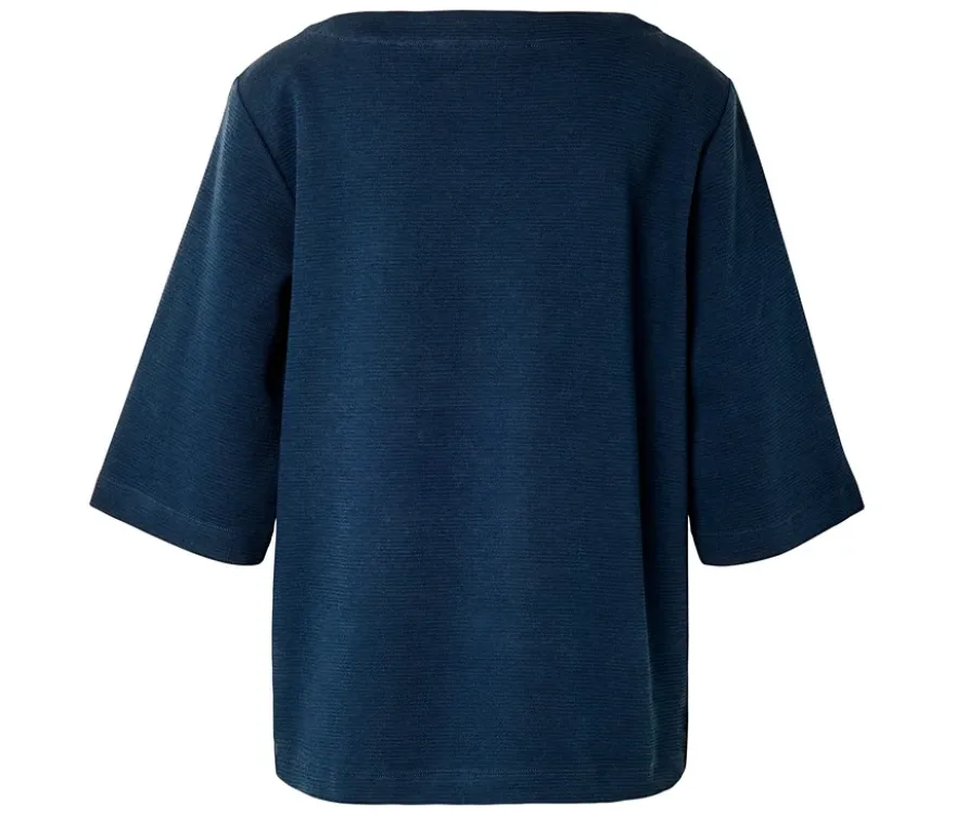 Shirt mit Struktur, dunkelblau