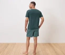 Shorty-Pyjama-Set, Alloverprint