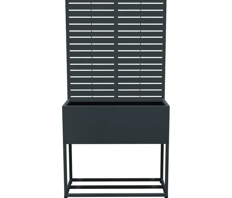 Sichtschutz mit Pflanzkasten, 90 x 174 x 42,5 cm
