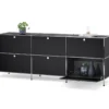 Sideboard »CN3« mit 6 Klappen, schwarz