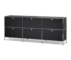 Sideboard »CN3« mit 6 Klappen, schwarz