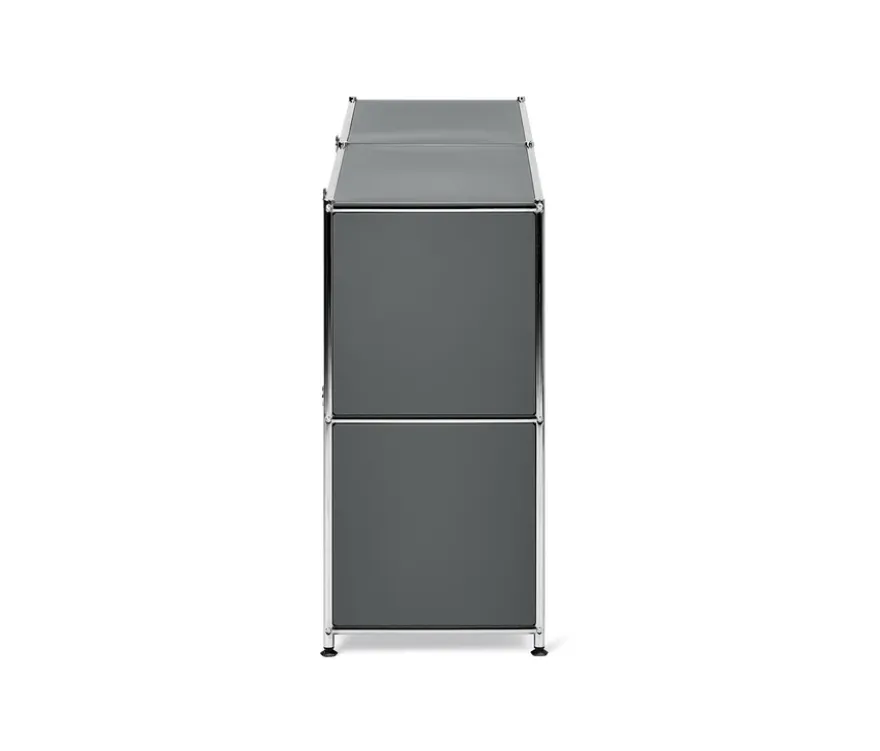 Sideboard »CN3« mit vier Klappen, grau