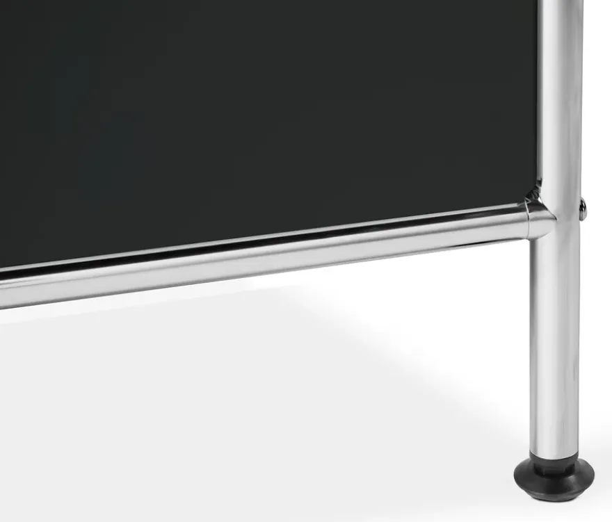 Sideboard Metall »CN3« groß mit 6 Klappenfächern, schwarz