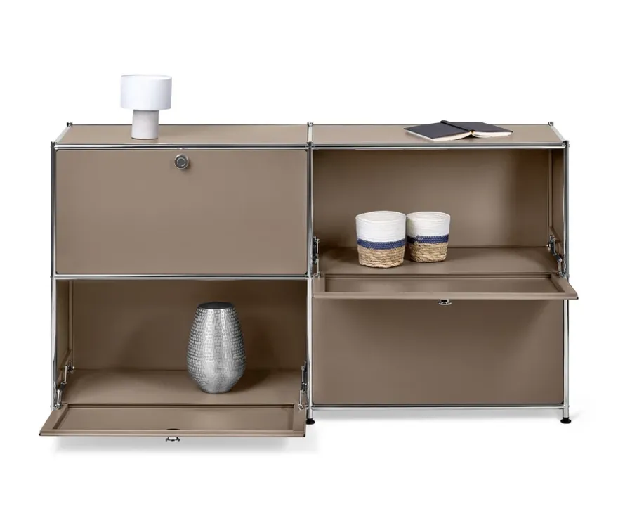 Sideboard Metall »CN3« mit 4 Klappenfächern