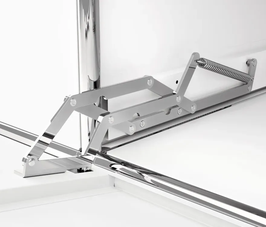 Sideboard Metall »CN3« mit 4 Klappenfächern, weiß