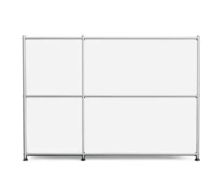 Sideboard Metall »CN3« mit 2 Klappenfächern, weiß