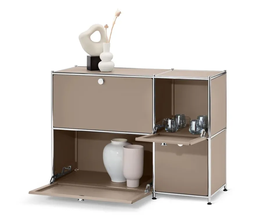 Sideboard Metall »CN3« mit 4 Klappenfächern