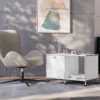 Sideboard Metall »CN3« mit 2 Klappenfächern, grau
