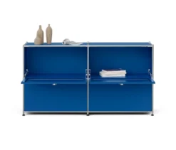 Sideboard Metall »CN3« mit 4 Klappenfächern, enzianblau