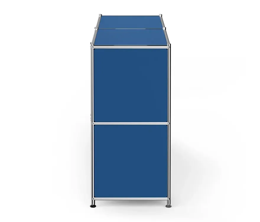 Sideboard Metall »CN3« mit 4 Klappenfächern, enzianblau
