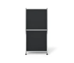 Sideboard Metall »CN3« mit 4 Klappenfächern, schwarz