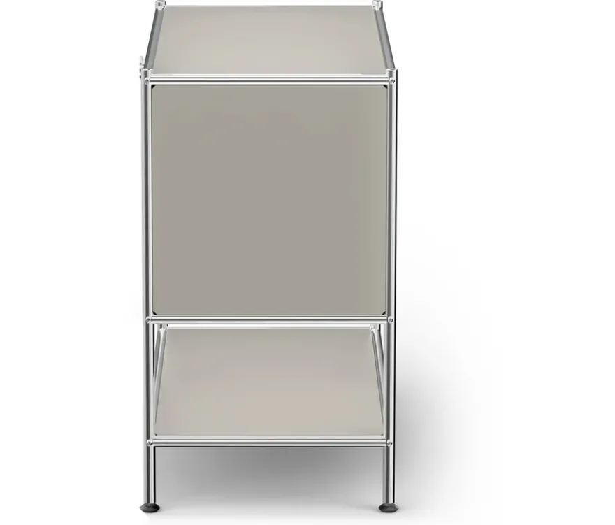 Sideboard Metall "CN3" mit 1 Klappenfach, hellgrau