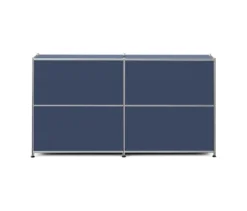Sideboard Metall »CN3« mit 4 Klappenfächern, dunkelblau