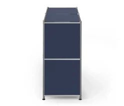 Sideboard Metall »CN3« mit 4 Klappenfächern, dunkelblau