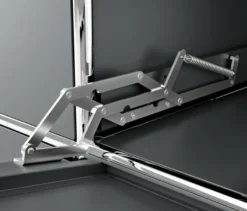Sideboard Metall »CN3« mit 2 Klappenfächern, grau