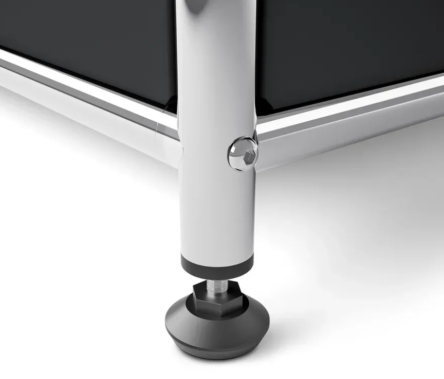 Sideboard Metall »CN3« mit 2 Klappenfächern, schwarz