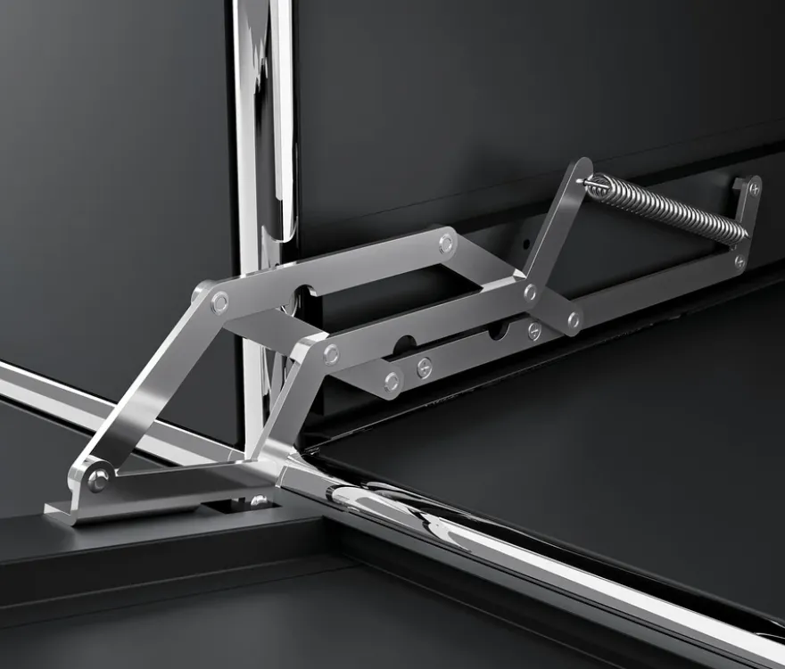 Sideboard Metall »CN3« mit 2 Klappenfächern, schwarz