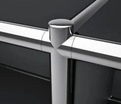 Sideboard Metall »CN3« mit 2 Klappenfächern, schwarz