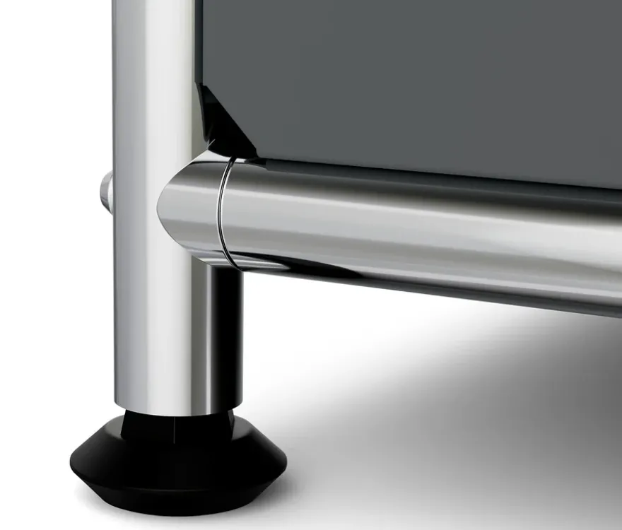 Sideboard Metall »CN3« mit 2 Klappenfächern und 2 Schubladen, grau