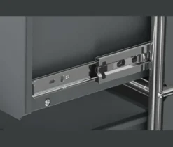 Sideboard Metall »CN3« mit 2 Klappenfächern, 2 Schubladen und 2 offenen Fächern, grau